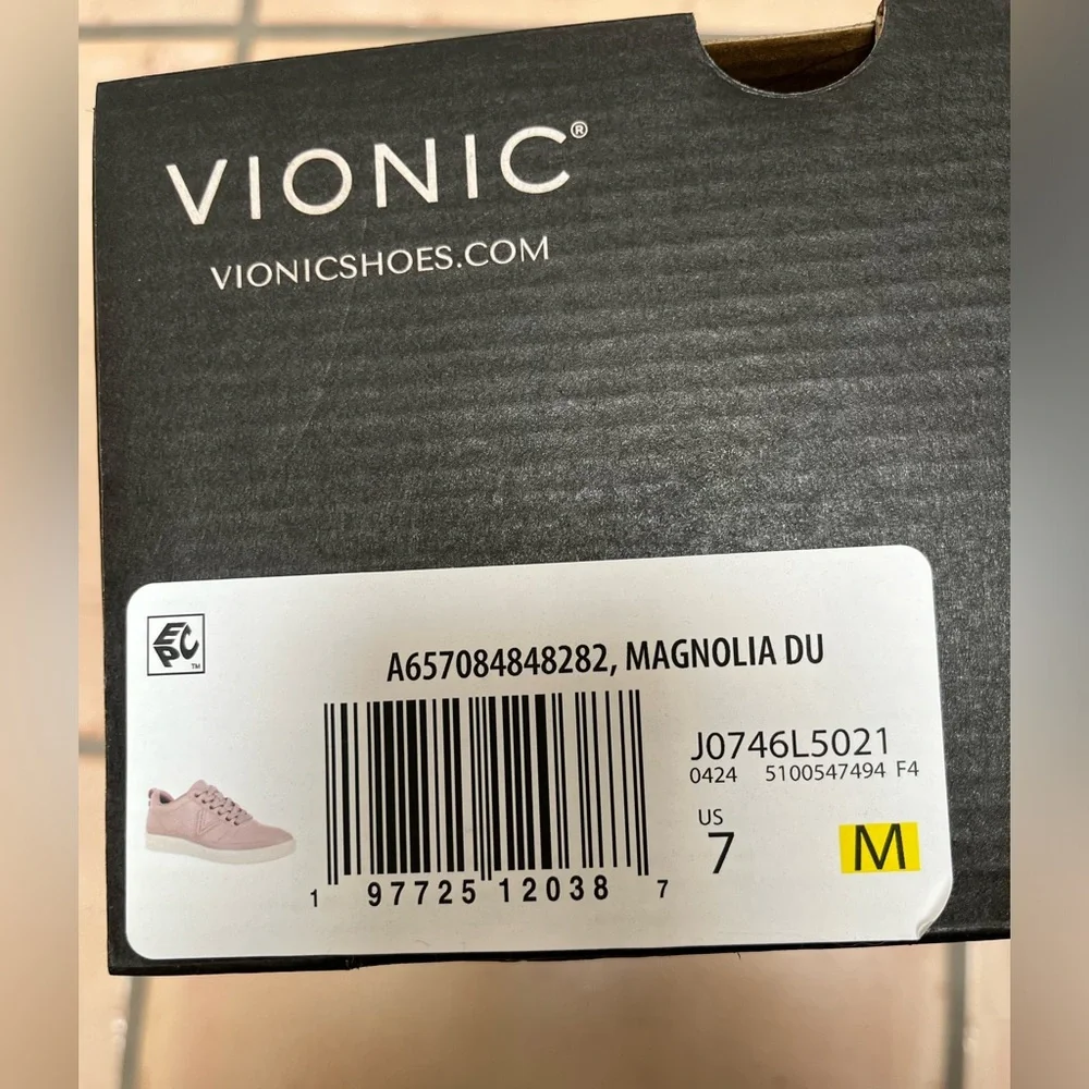 Vionic Women's Sneakers in Taupe or Light Mauve - Picture 5 of 10